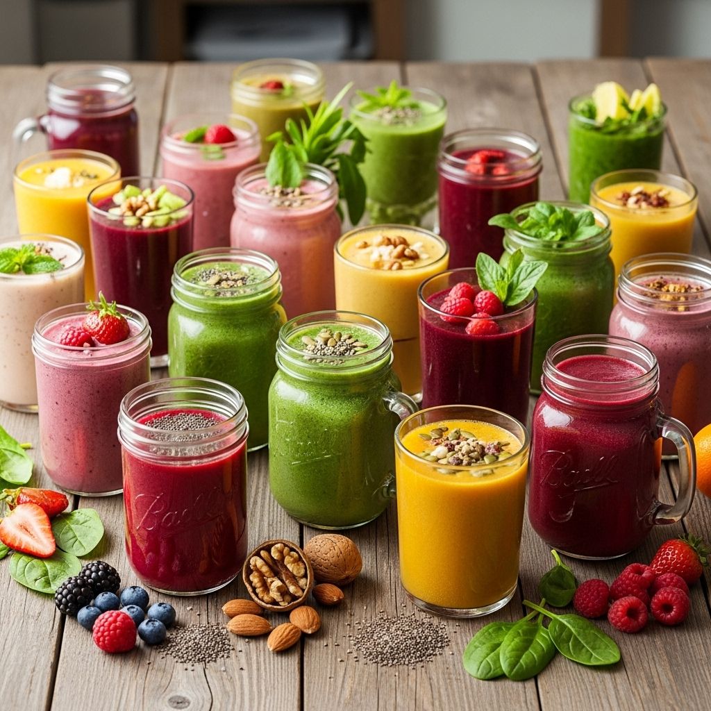 20 Super-Healthy Smoothie Recipes for Nutritious Blends Discover 20 expertly crafted healthy smoothie recipes, each packed with nutrients and flavor for any time of day.