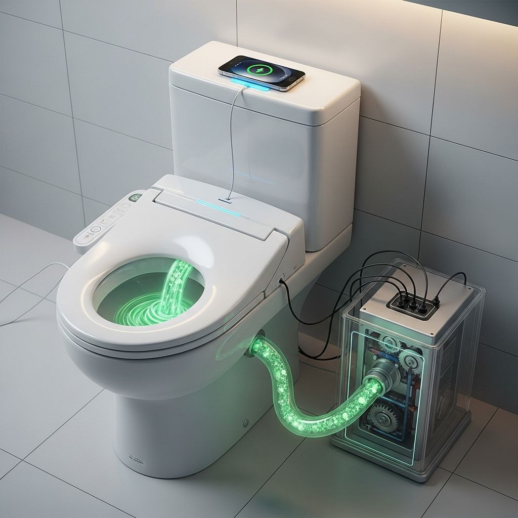 Can the Super Toilet Really Use Poo to Recharge Your Phone? Exploring the science and future of toilets that turn human waste into electricity, water, and mobile phone power.