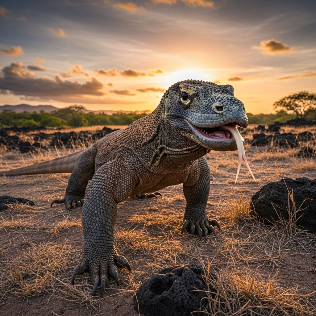 Discover the secret lives, extraordinary abilities, and surprising behaviors of Komodo dragons, the real-life dragons of Indonesia.