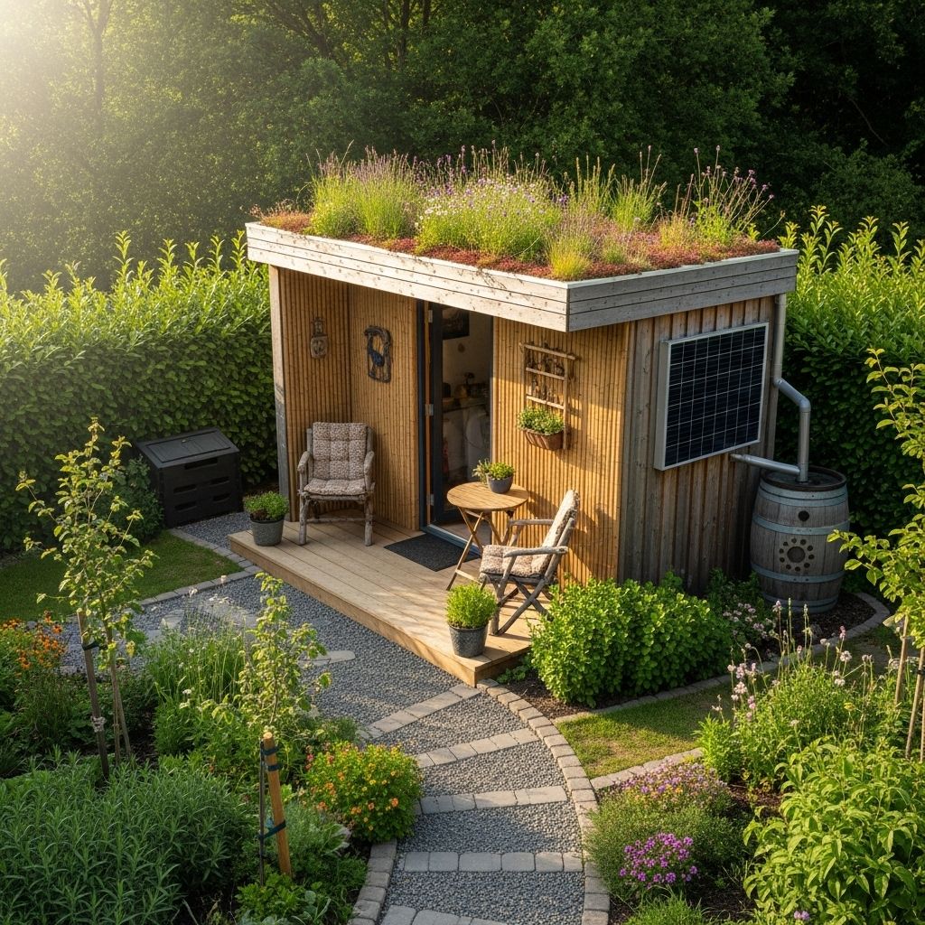 Sustainable Garden Buildings: Essential Tips for Eco-Friendly Outdoor Spaces Design environmentally responsible garden buildings with smart material choices, efficient energy solutions, and eco-friendly landscaping.