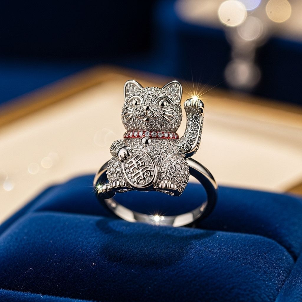Explore the charm, meaning, and shimmering style of the Swarovski Lucky Cat Ring—where tradition, craftsmanship, and playful elegance meet.
