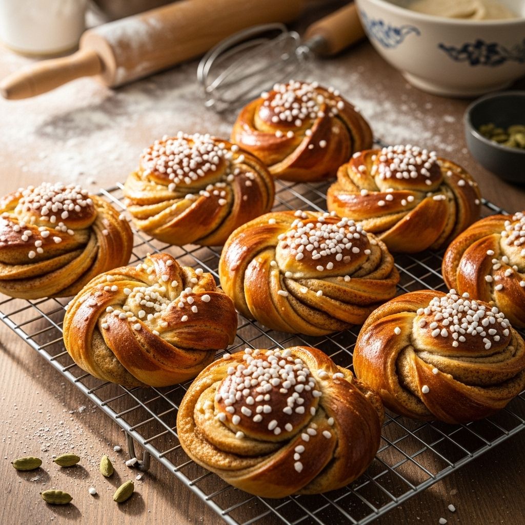 Swedish Cardamom Buns: A Step-By-Step Guide with Video and Tips Discover techniques for a glossy glaze and tender crumb in every aromatic twisted pastry.