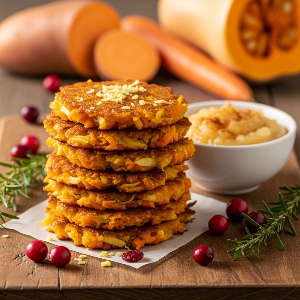 A colorful twist on fried cakes brings a touch of warm spice to holiday feasts.