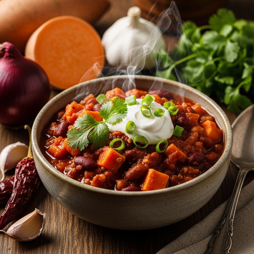 A nourishing plant-based bowl of root veggies, beans, and subtle spice for true warmth.