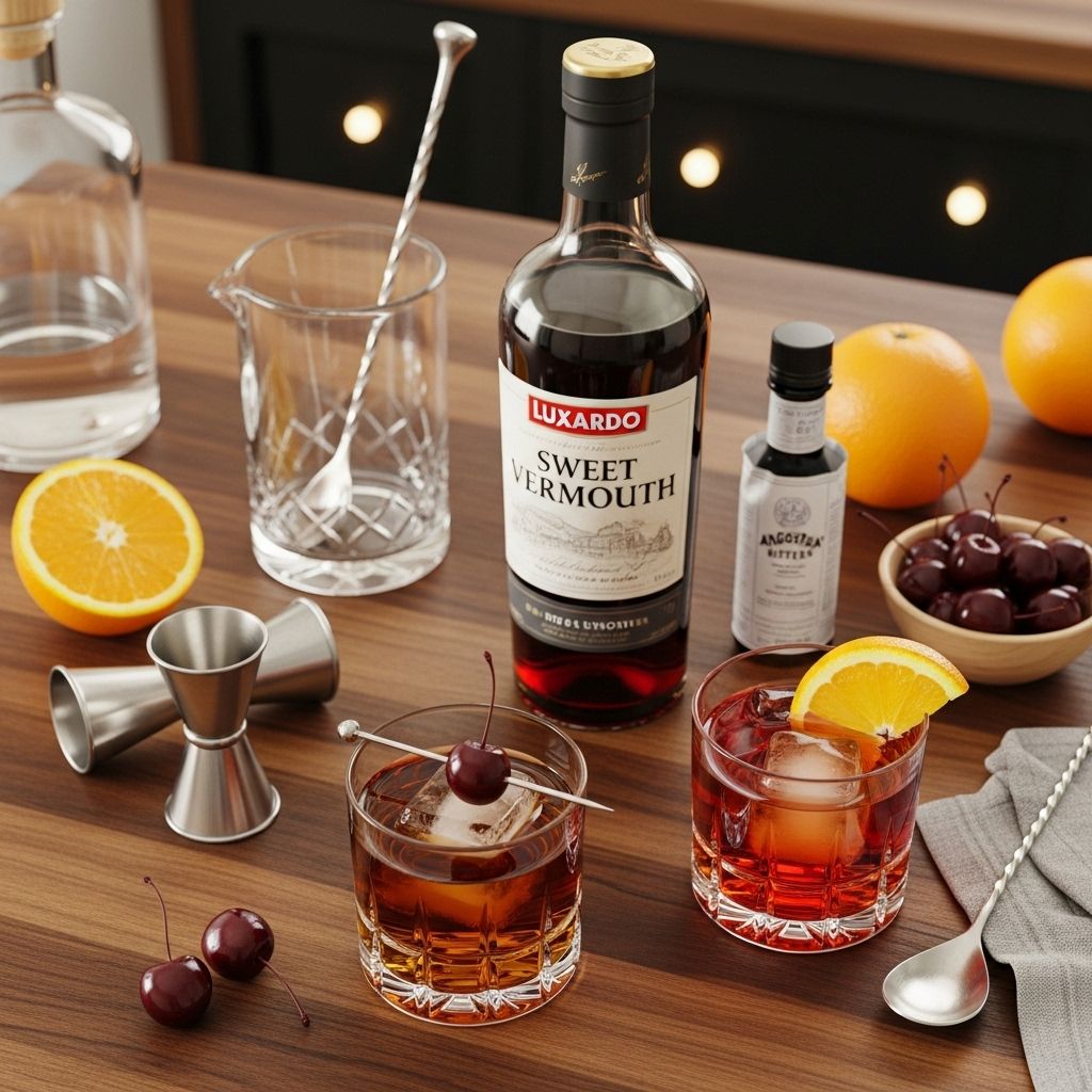 Sweet Vermouth Cocktails: Essential Recipes and Tips for Every Home Bar Enjoy complex botanicals and subtle sweetness in every expertly balanced mixed drink.