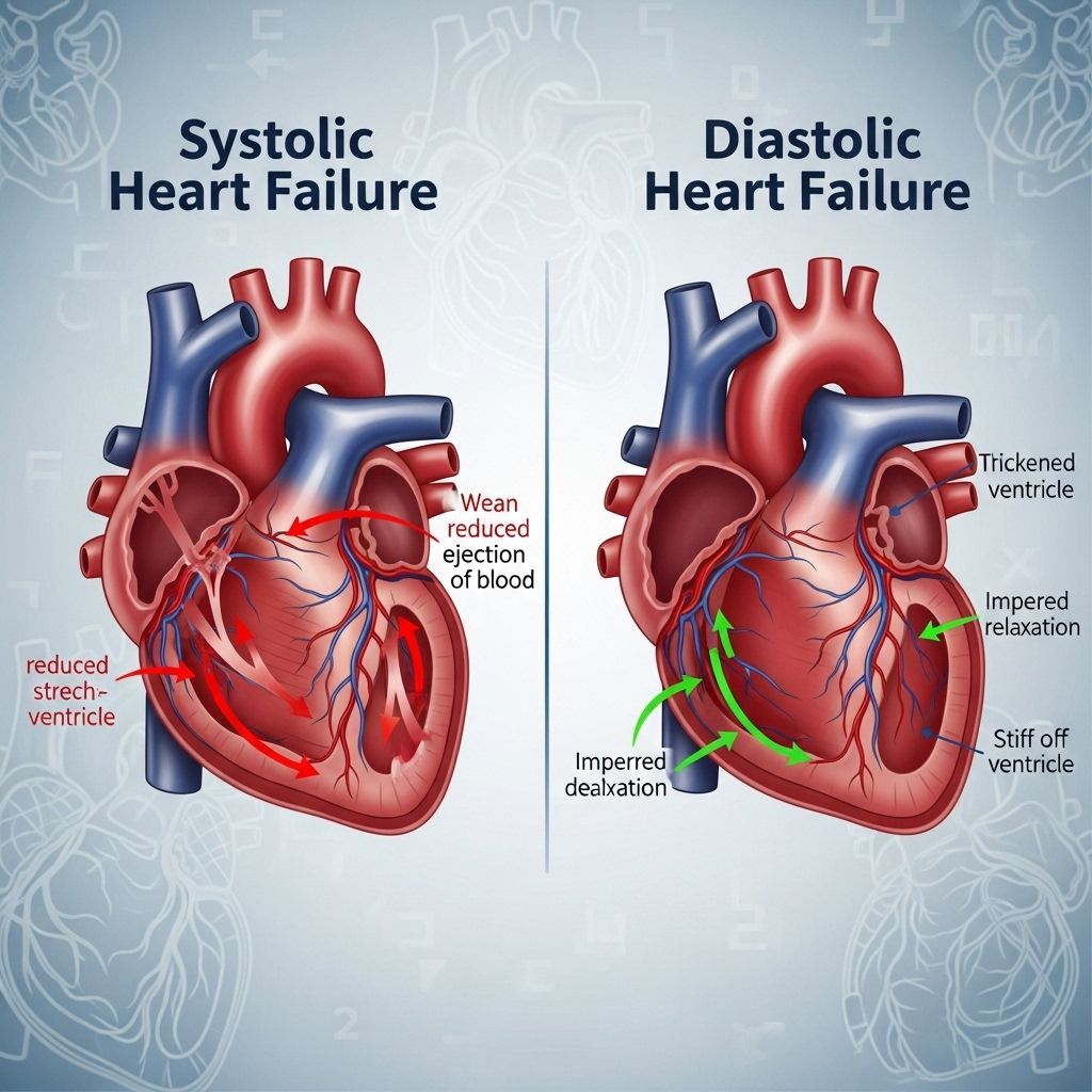 Systolic vs. Diastolic Heart Failure: Understanding the Key Differences and Care Explore the distinctions between systolic and diastolic heart failure, symptoms, diagnosis, treatments, and what this means for your heart health.