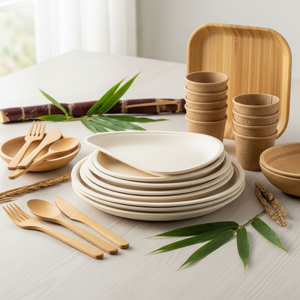 Eco-Friendly Tableware: Sugarcane and Bamboo Solutions That Biodegrade in 60 Days Discover innovative tableware made from sugarcane and bamboo—biodegrading fully in just 60 days and offering sustainable alternatives to plastics.