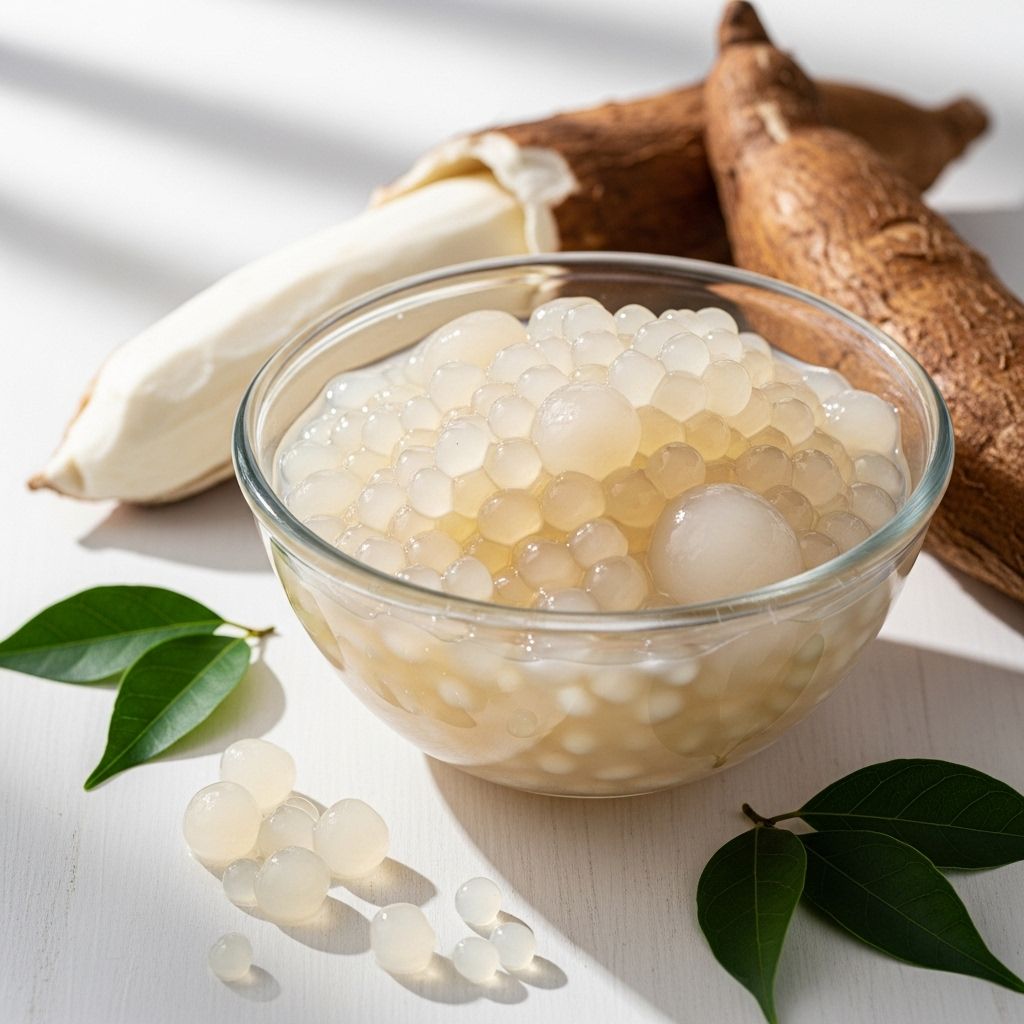Tapioca: Nutrition, Benefits, Uses, and Side Effects A gluten-free starch that delivers energy for weight gain and gentle digestive support.
