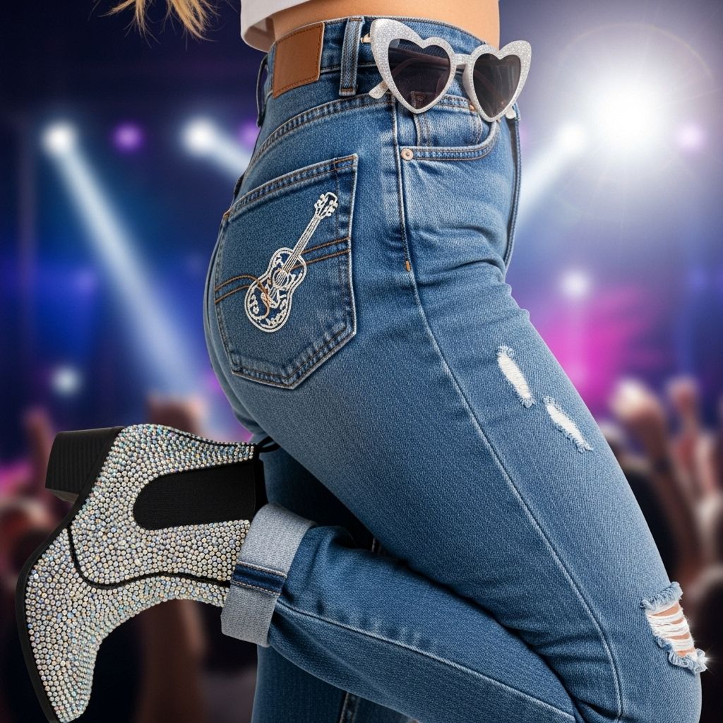 Taylor Swift’s Influence on Denim: Inside the Iconic TikTok-Worthy Jeans Moment Unpacking how Taylor Swift’s off-duty wide-leg denim look went viral—and where to shop the in-demand jeans and affordable alternatives.