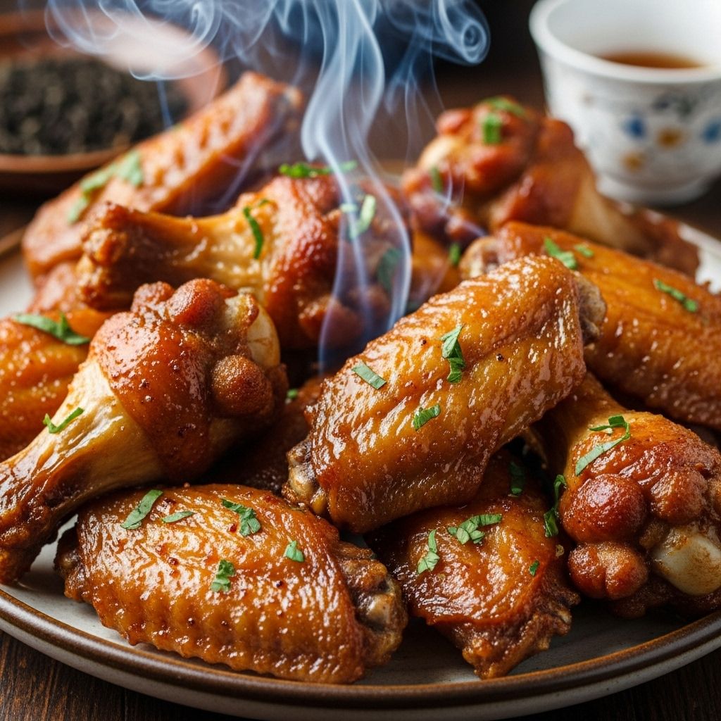 Fragrant leaves and spices infuse meat with tender texture and a sweet-soy caramel sheen.