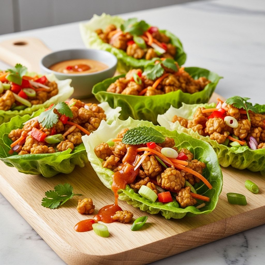 Discover the delicious world of tempeh lettuce wraps—a healthy, quick, and customizable vegan dish packed with protein and vibrant flavors.