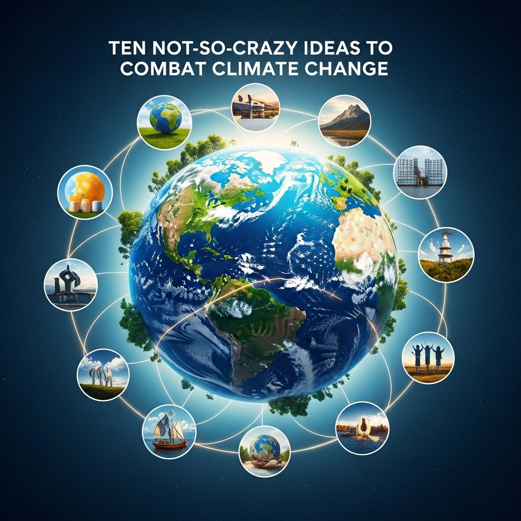 Ten Not-So-Crazy Ideas to Combat Climate Change Innovative, practical, and impactful actions anyone can take to help mitigate climate change and protect our planet.