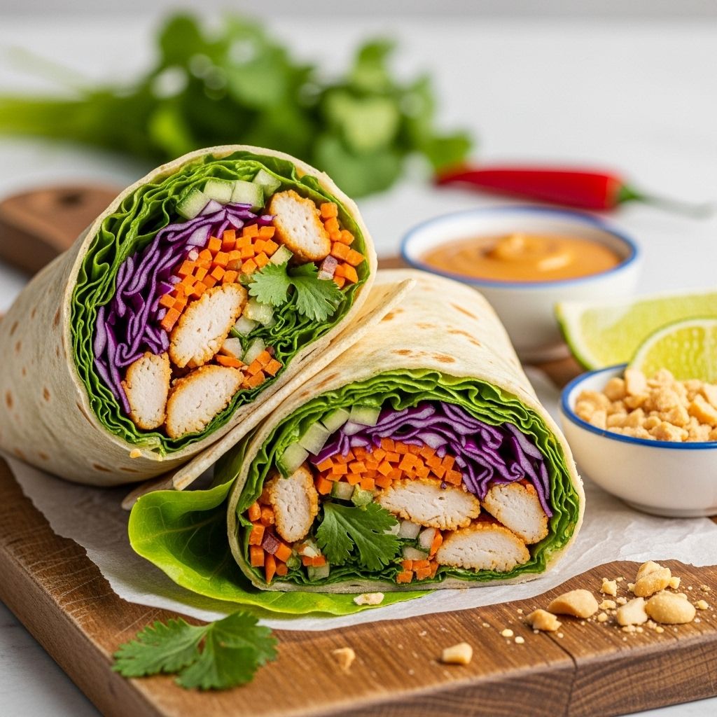Homemade peanut sauce elevates every crunch with sweet, salty and spicy harmony.