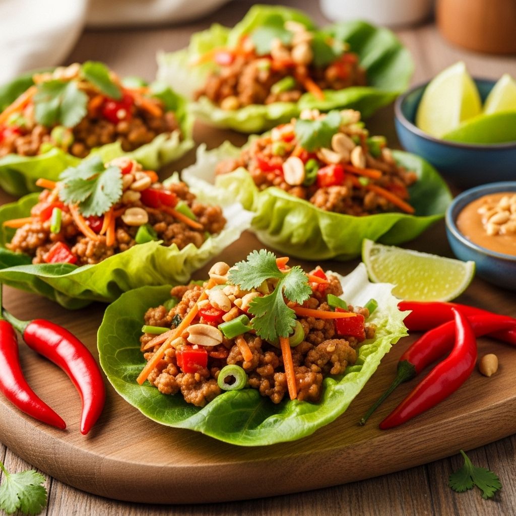 Discover how to create delicious, high-protein, low-carb Thai Turkey Lettuce Cups in under 30 minutes — perfect for healthy weeknight meals.