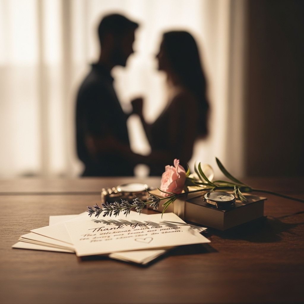 Heartfelt Thank You Messages for Your Husband Express your feelings in words that make him feel truly appreciated.
