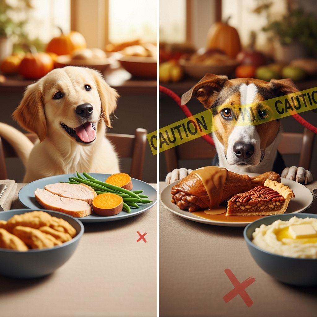 Which Thanksgiving Foods Are Safe and Unsafe for Dogs? Keep your furry friend safe this holiday with vet-approved tips for sharing table treats.