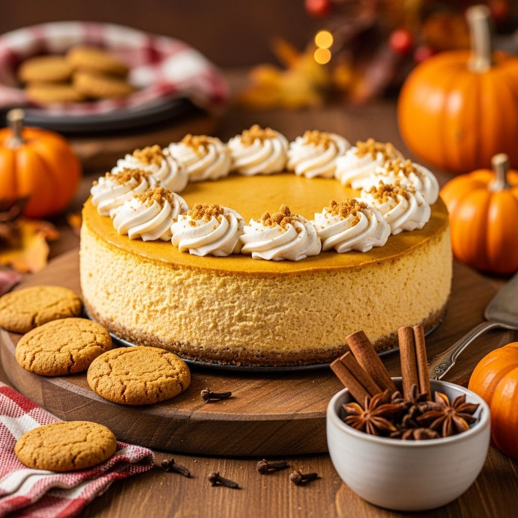 Crunchy spice meets creamy filling and caramel for a truly festive dessert.