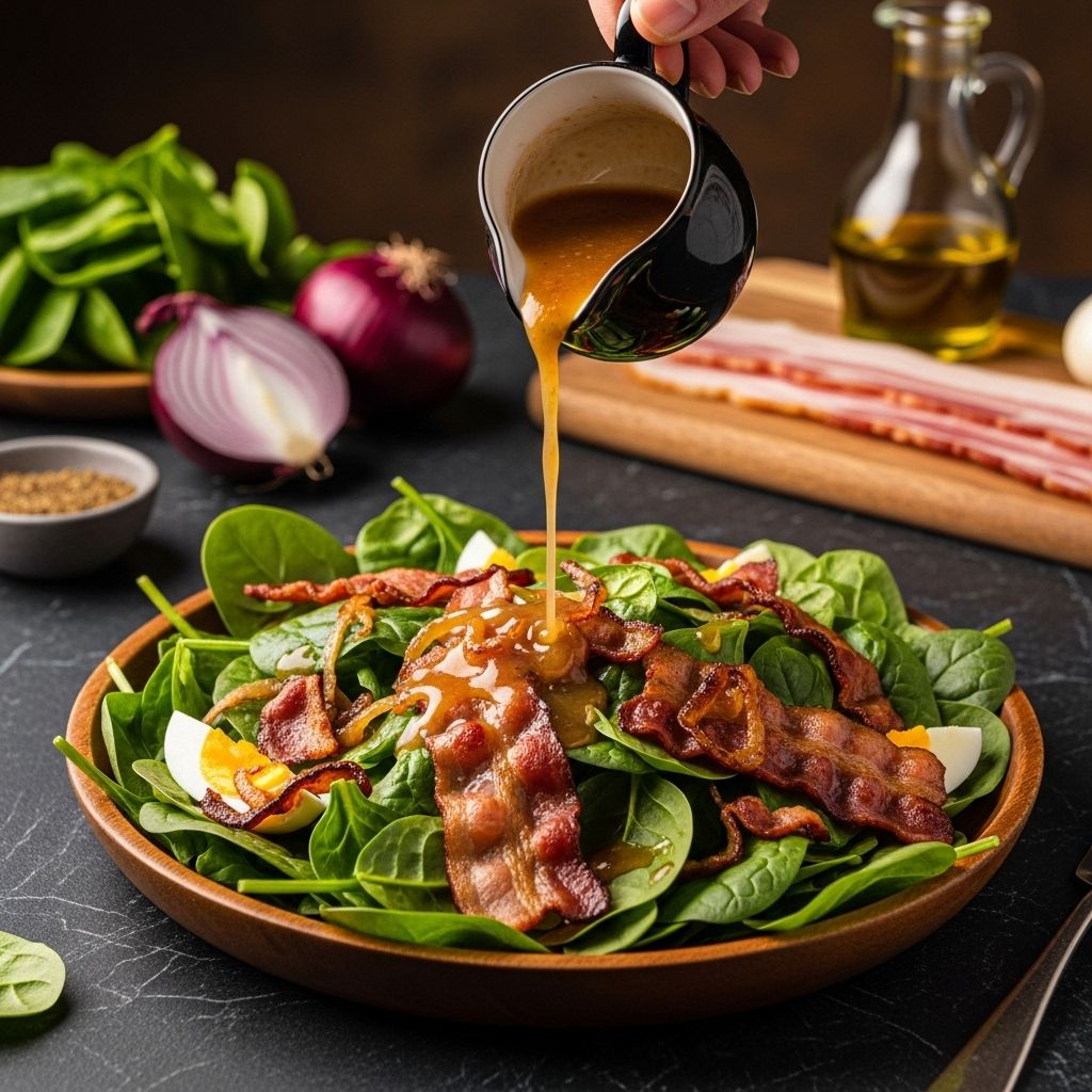 Tender greens meet warm savory ingredients for a dish that feels comforting and exciting.