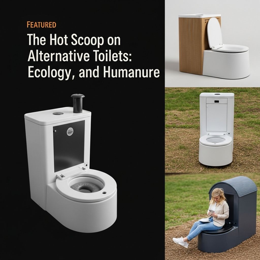 The Hot Scoop on Alternative Toilets: Innovation, Ecology, and Humanure Discover how composting, urine-diverting, and waterless toilets redefine sustainability and sanitation for homes and communities.