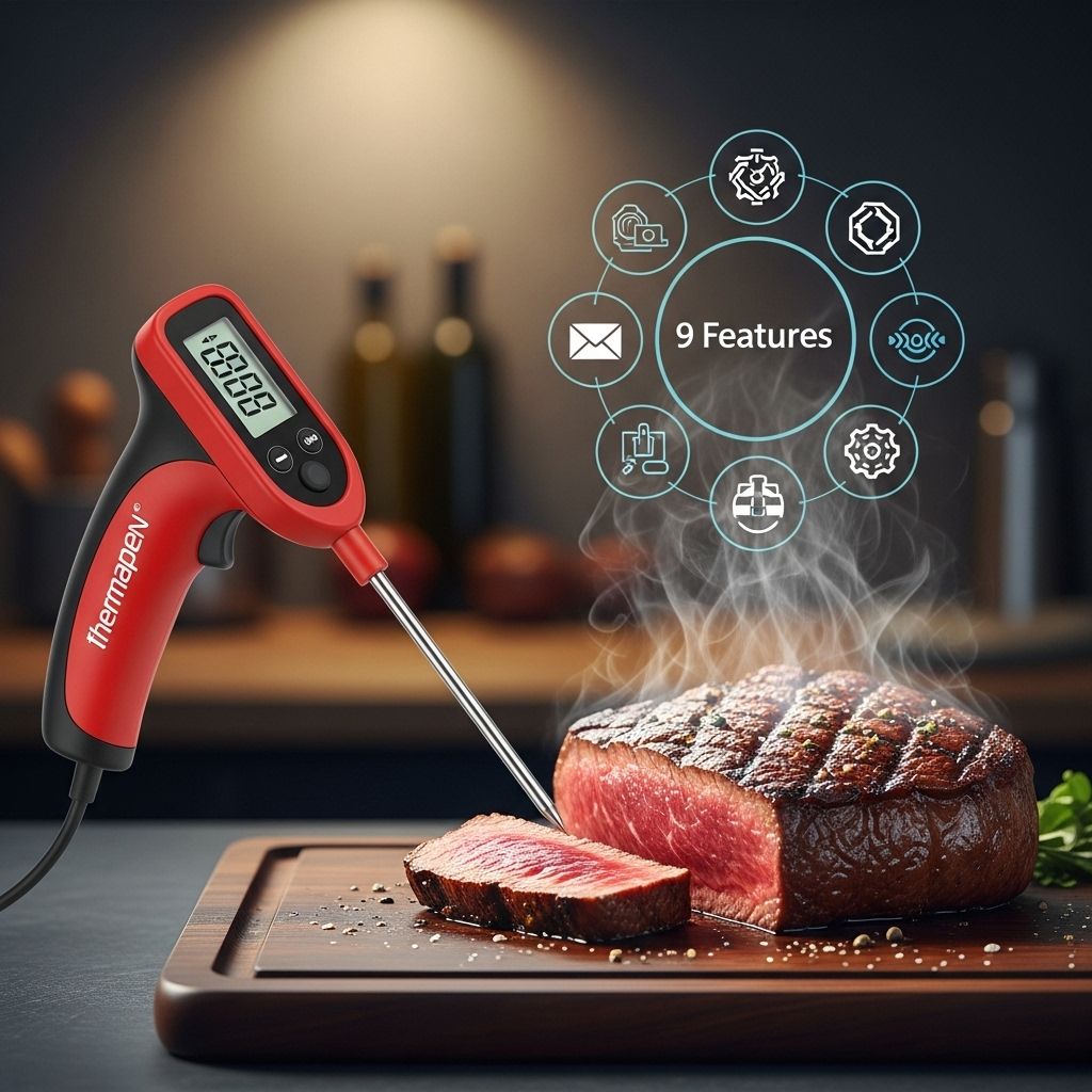 Cook with confidence using near-instant readings and precise accuracy every time.