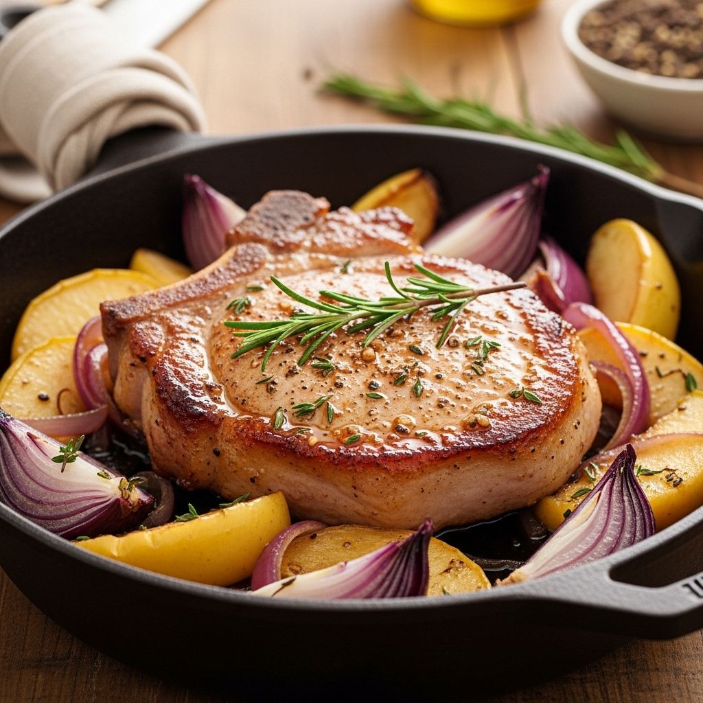 Sweet fruit and caramelized aromatics unite for a comforting, fuss-free autumn feast.