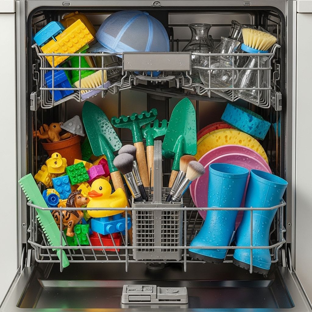 Surprising Things You Can Clean in Your Dishwasher Harness hot water jets to refresh sponges, toys, and tools, no extra scrubbing required.