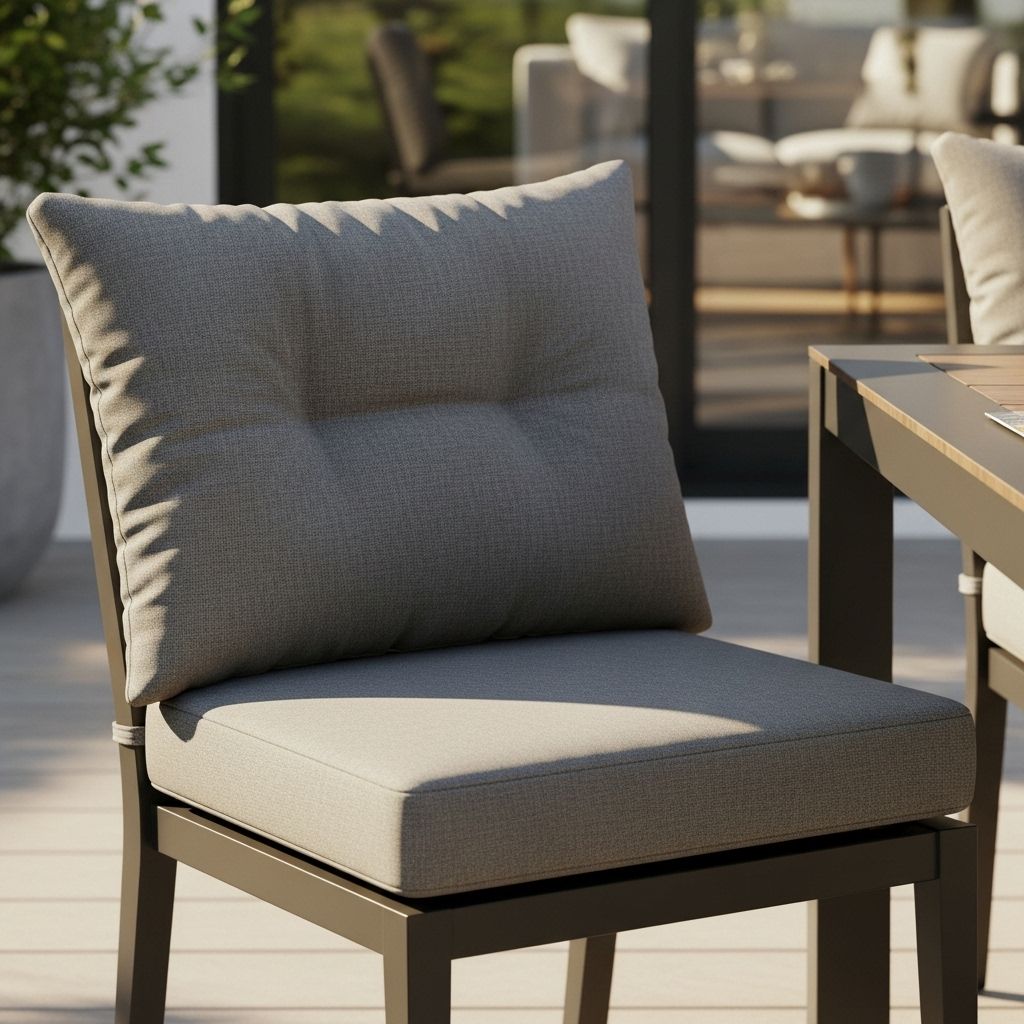 Weather-resistant design locks in vibrant hues and plush support for carefree patio gatherings.
