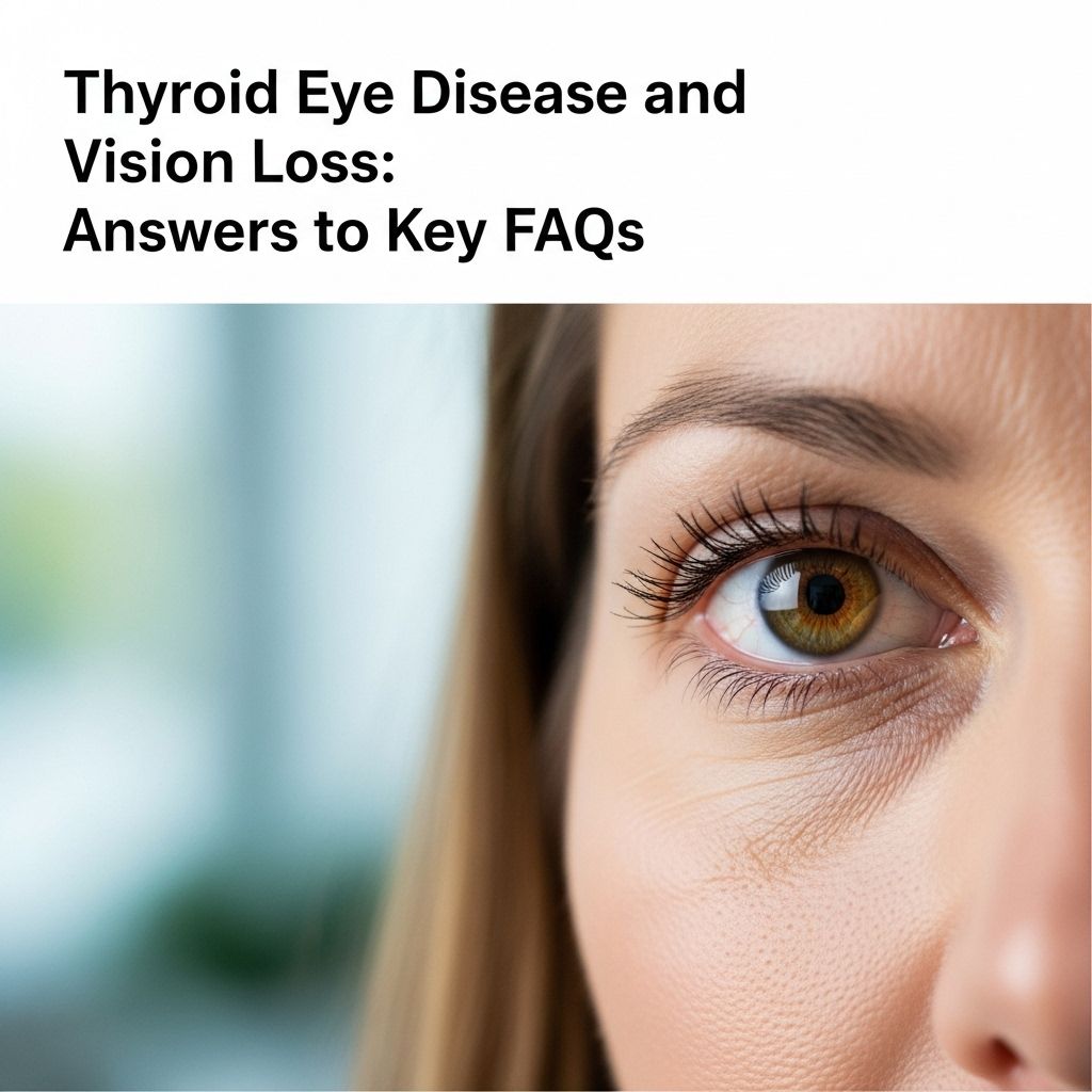 Expert guidance on thyroid eye disease, its symptoms, vision risks, and treatment strategies for protecting sight.