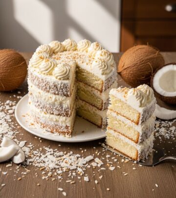 Delicate tropical flavor and cloudlike frosting create lasting memories.