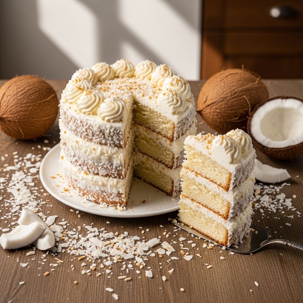 Delicate tropical flavor and cloudlike frosting create lasting memories.