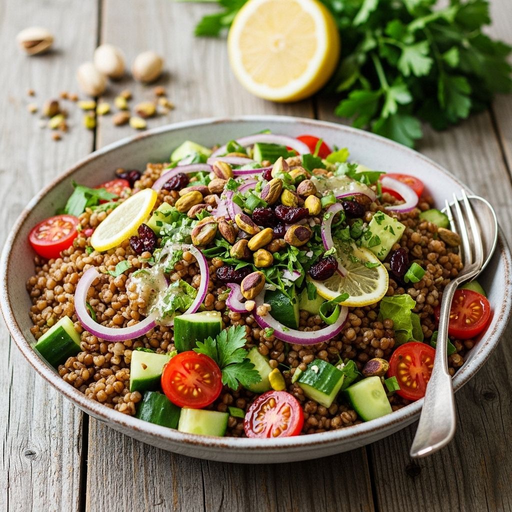Fresh vegetables meet buckwheat heritage in this colorful bowl with a nourishing twist.
