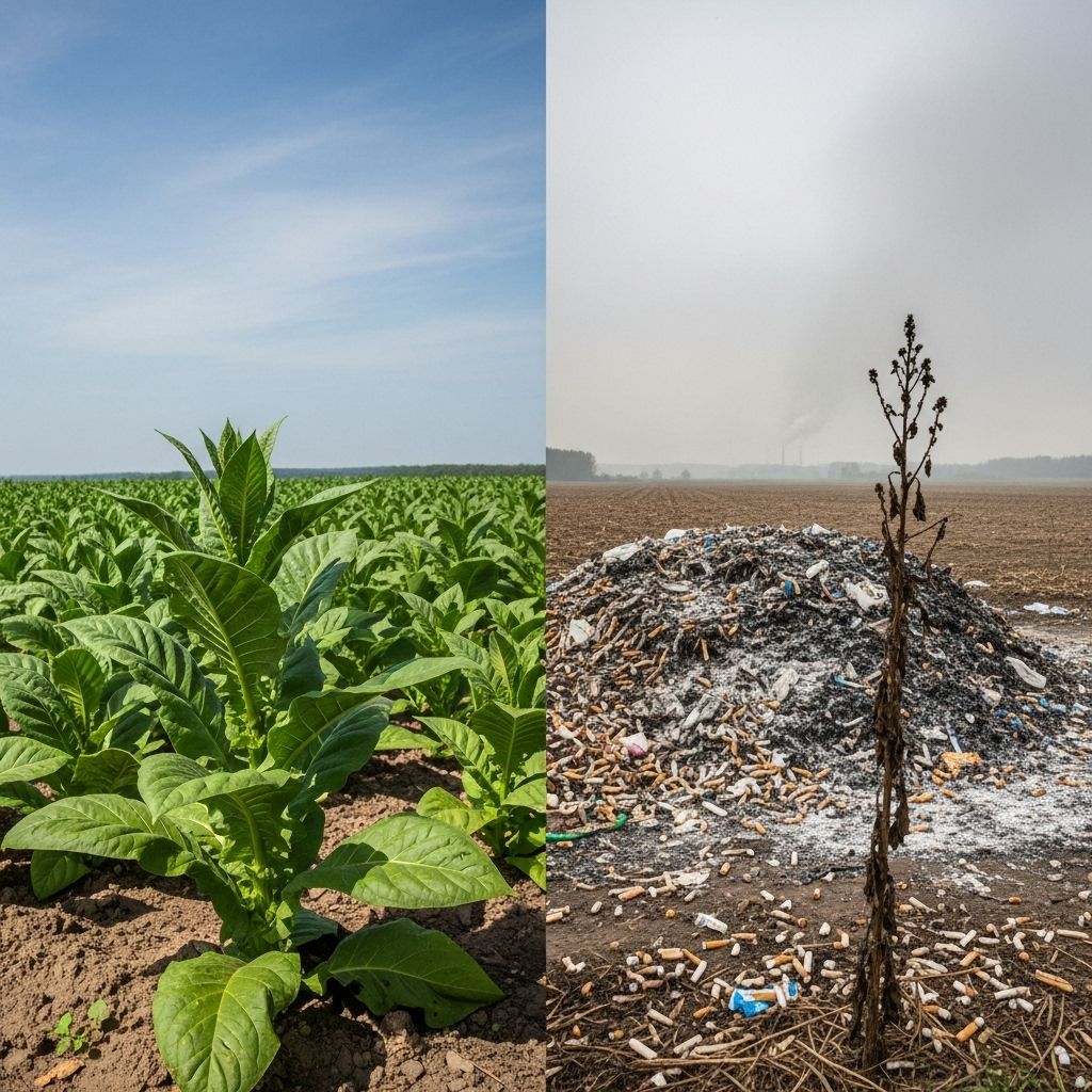 The Environmental Impact of the Tobacco Industry: From Field to Filter An in-depth look at the tobacco industry's environmental footprint, from deforestation to toxic waste, and the urgent need for accountability.