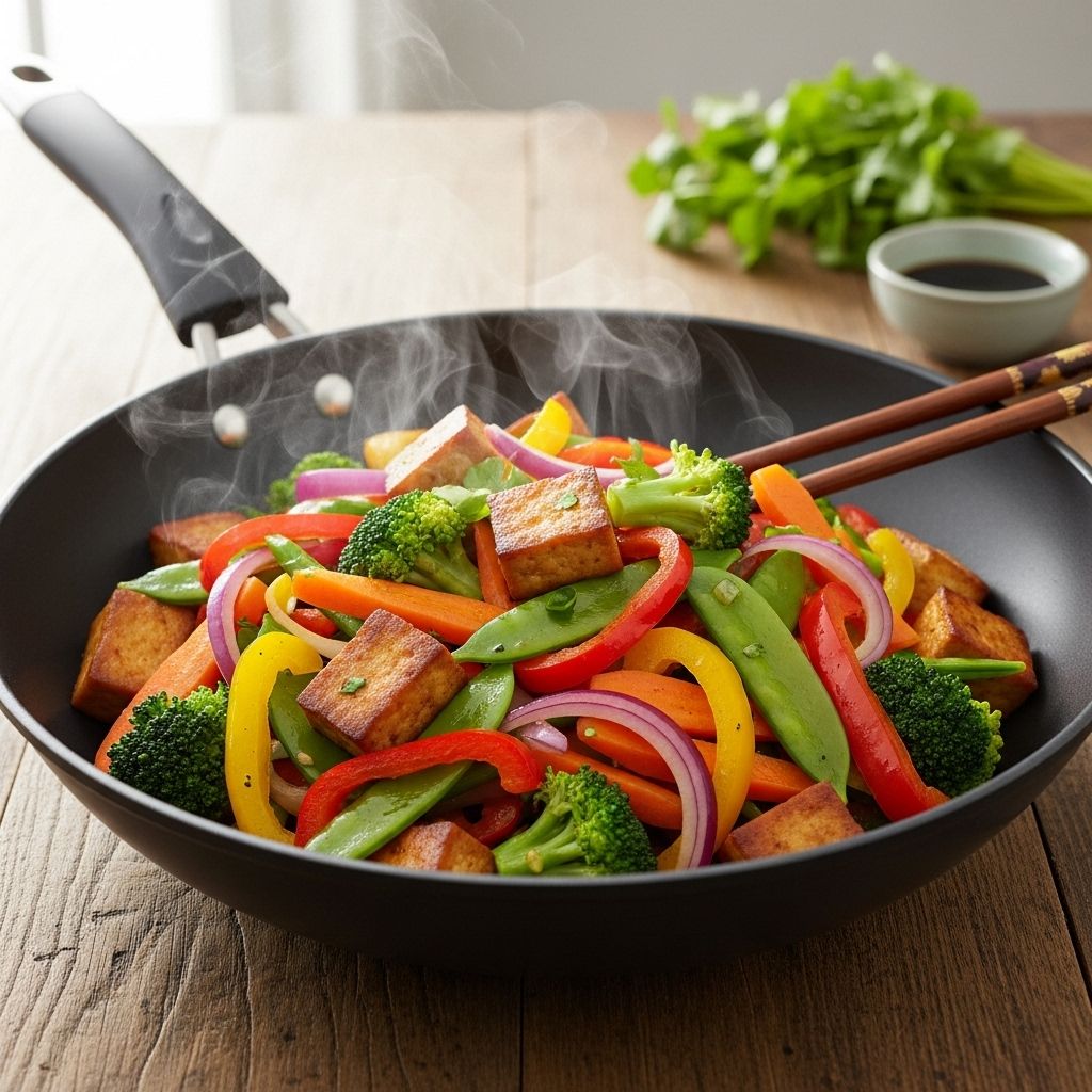 Achieve crispy, flavor-packed plant protein with a high-heat method.