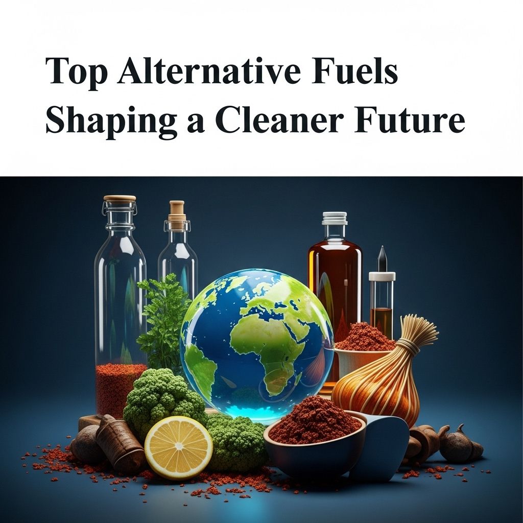 Top Alternative Fuels Shaping a Cleaner Future Discover leading and emerging alternative fuels, their impacts, and how they are redefining the future of transportation and energy use.