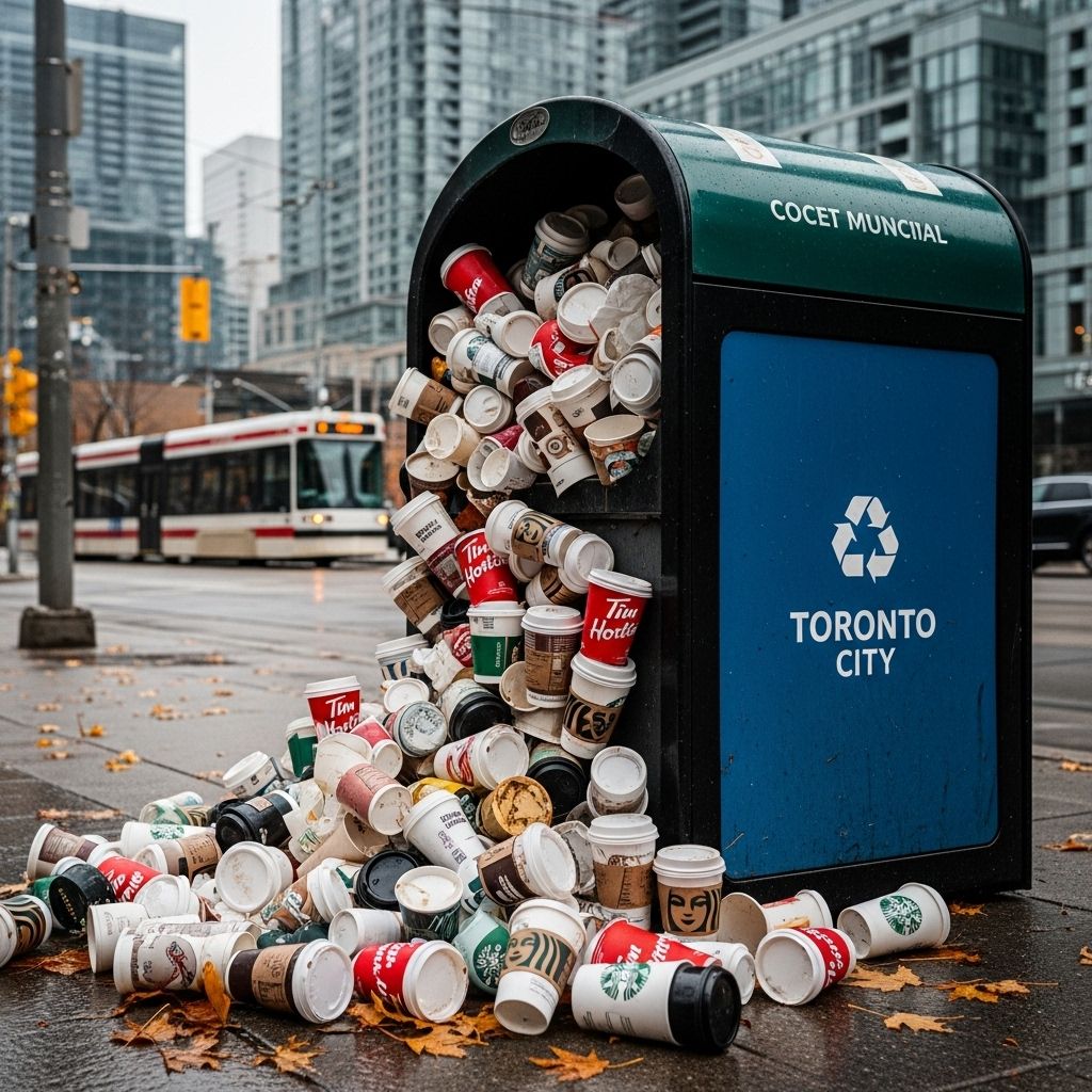 Inside Toronto’s Disposable Coffee Cup Crisis: Rethinking Convenience and Sustainability How Toronto’s fight with billions of disposable coffee cups is reshaping our habits, cities, and café culture.