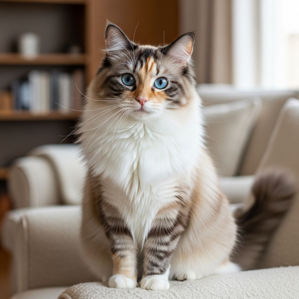 Discover the unique charm of Tortie Ragdolls, where tortoiseshell patterns meet the loving Ragdoll temperament