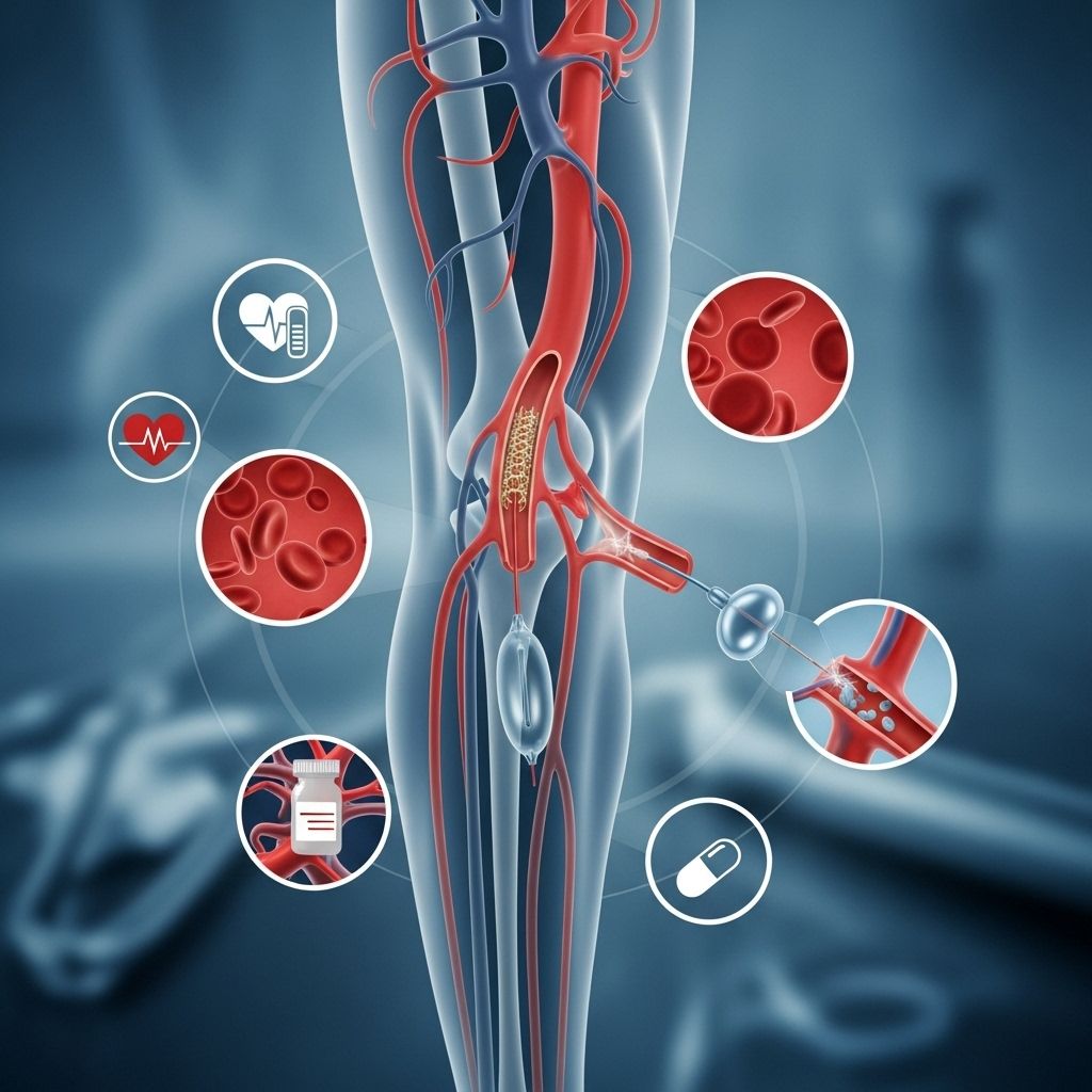 Explore the latest therapies, lifestyle changes, medications, and procedures for effectively managing Peripheral Artery Disease (PAD).