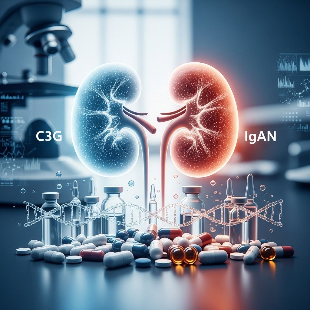 Explore modern treatment approaches for C3G and IgA nephropathy, from lifestyle modification to advanced therapies.