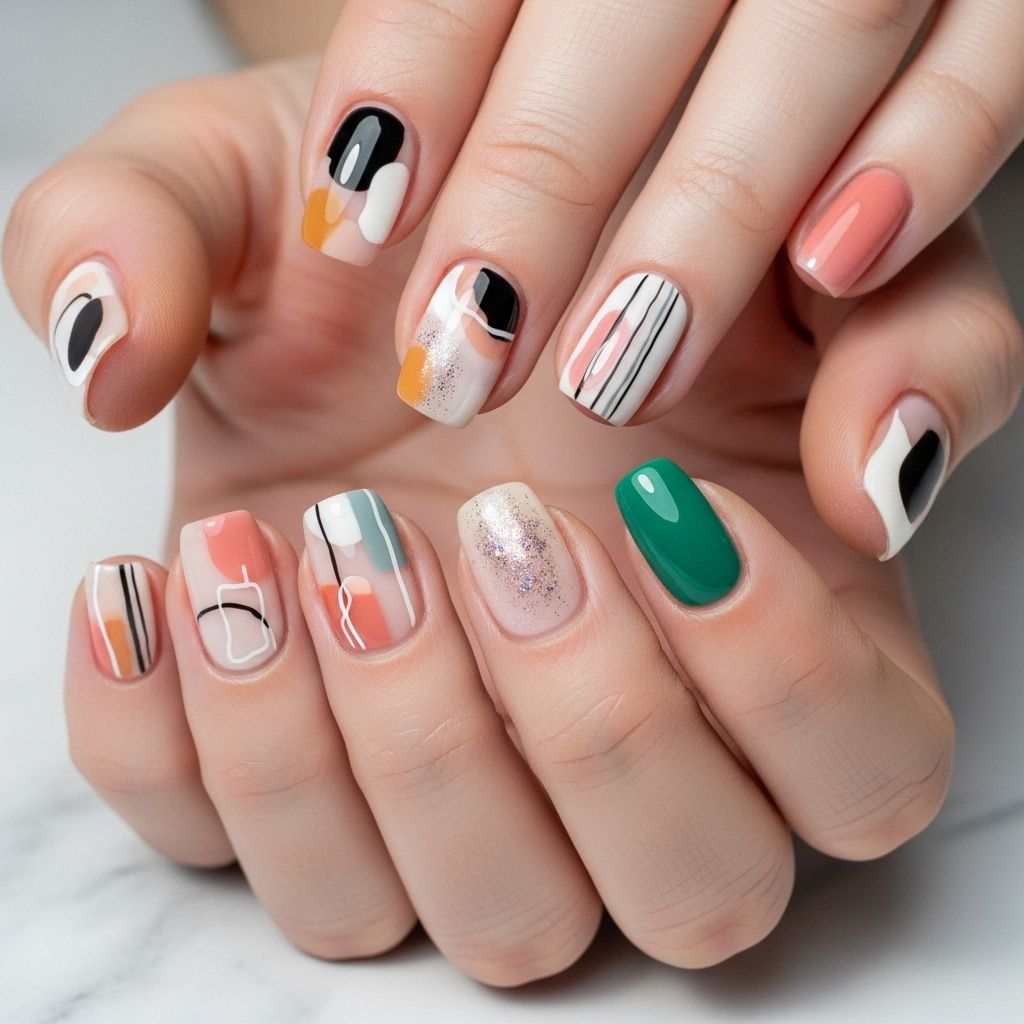 From 3D art to soft ombré and minimalist chic, these short nail designs prove style doesn't need long claws—get inspired for your next manicure.