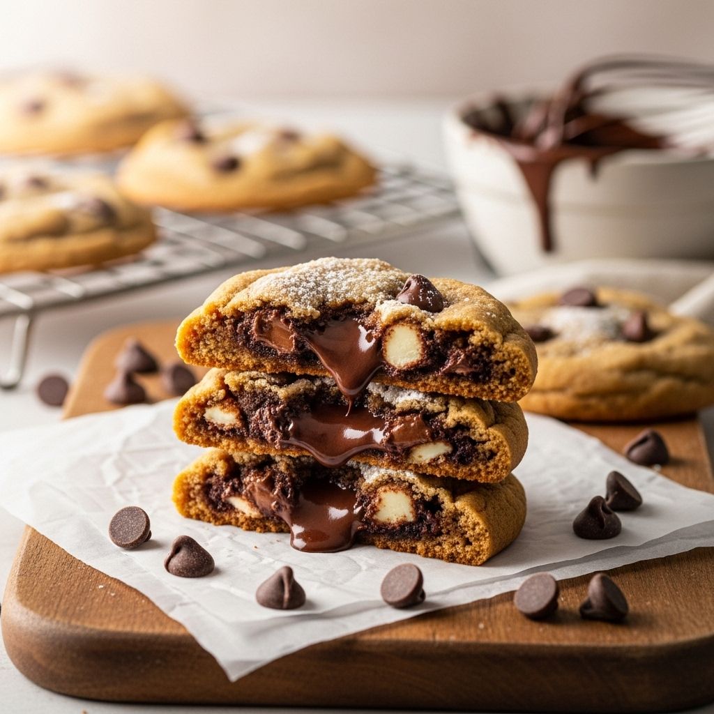 Experience a perfect harmony of silky chocolate centers and lightly browned edges.