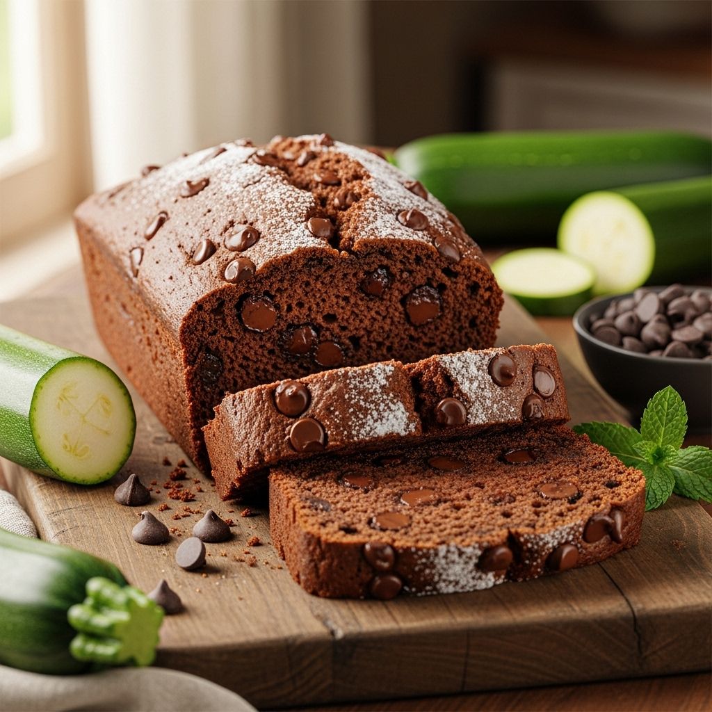 Garden harvest transforms into a moist, decadent loaf that delights every bite.