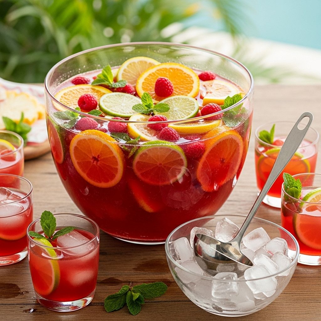 Bursting with citrus and cherry notes, this easy-to-make drink brightens every gathering.