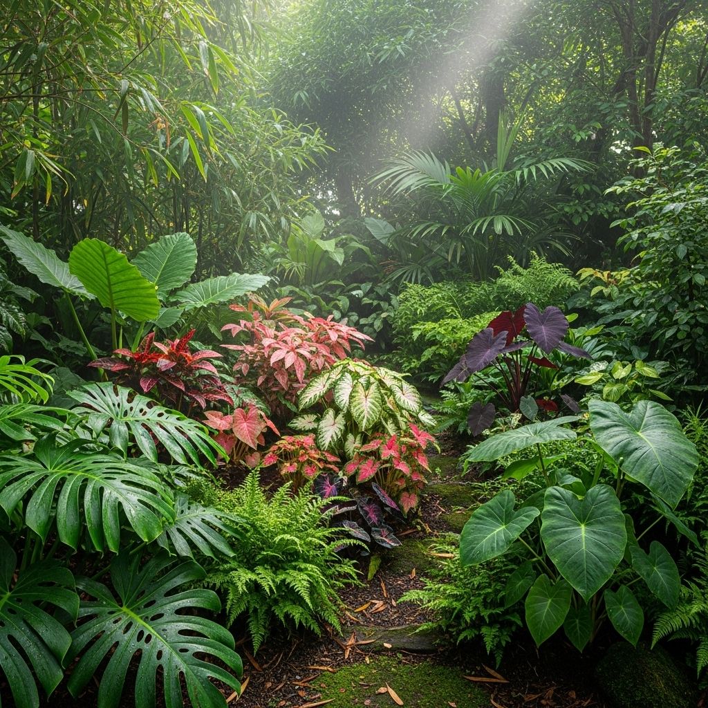Transform shadowed corners into lush retreats bursting with color and texture.