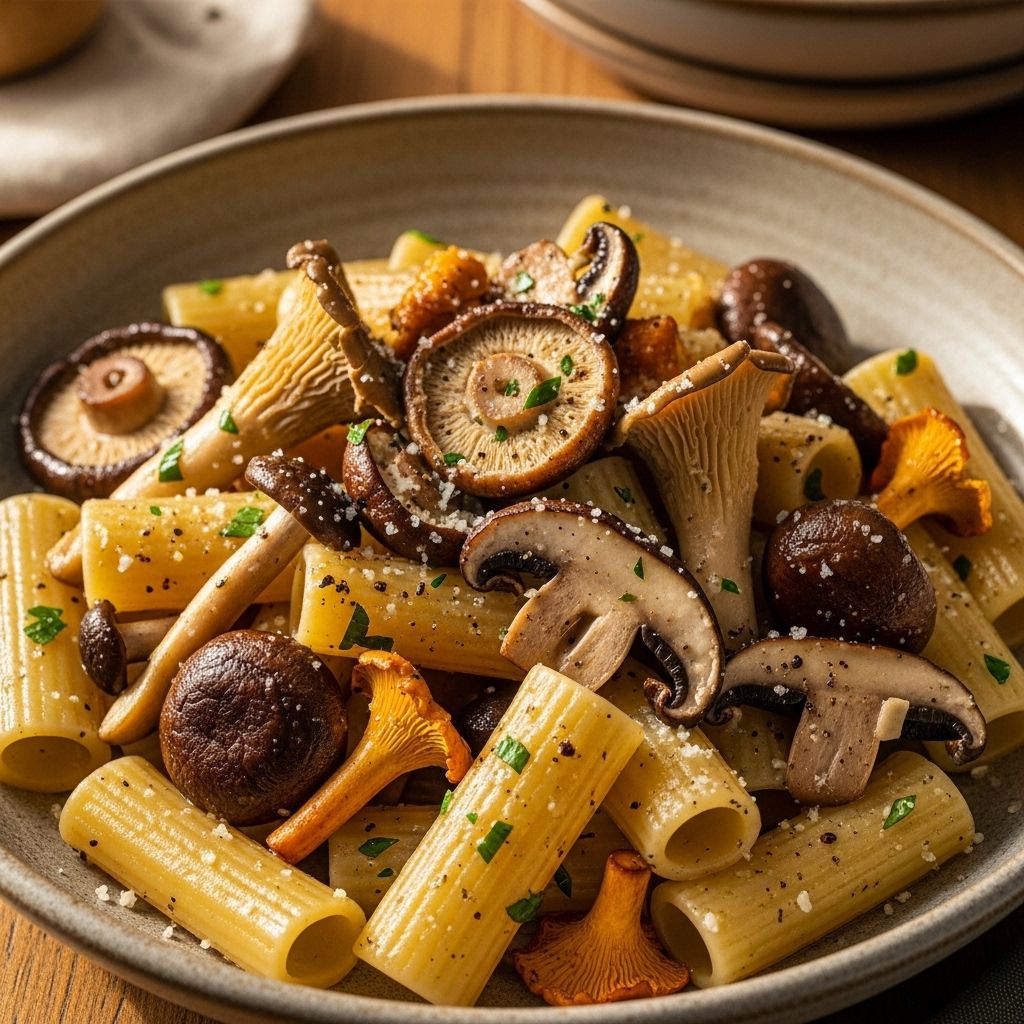 Earthy mushrooms and silky sauce come together in a no-fuss weeknight Italian favorite.