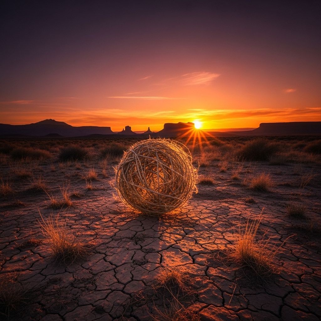 Unraveling the truth behind the tumbleweed: iconic symbol, invasive plant, and ecological challenge across North America.