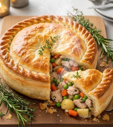 Crispy golden layers meet creamy, savory filling for a lighter spin on a classic comfort meal.