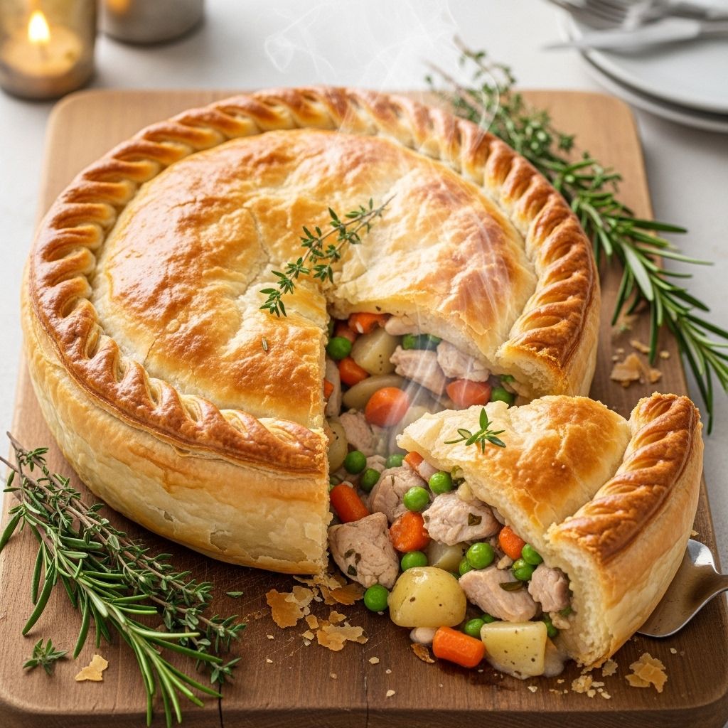 Crispy golden layers meet creamy, savory filling for a lighter spin on a classic comfort meal.