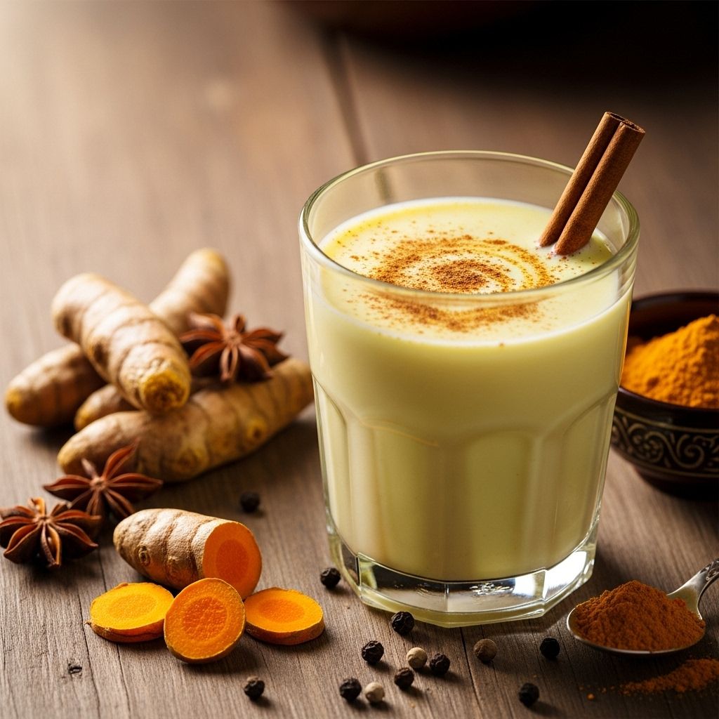 Turmeric Milk: Remarkable Benefits for Beauty and Health A warm golden elixir rich in antioxidants and nutrients to uplift body and mind.