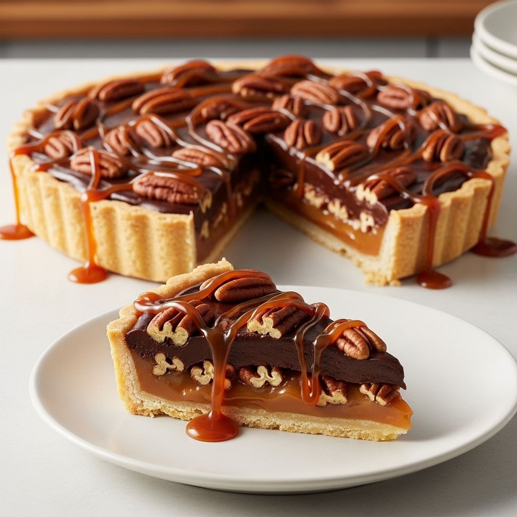 Chilled to perfection for flawless slices that highlight each contrasting texture.