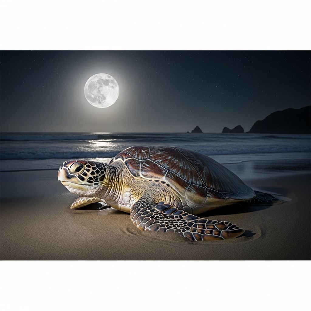 Turtles Around the World: Unveiling the Mystery of Moonlight Basking Freshwater turtles across the globe exhibit a remarkable behavior: basking in moonlight, challenging scientific expectations and revealing new ecological mysteries.